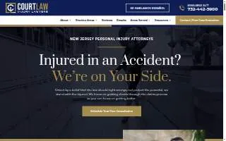 CourtLaw Injury Lawyers of Paterson website