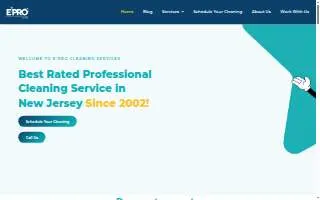Elaine's Professional Cleaning Services website