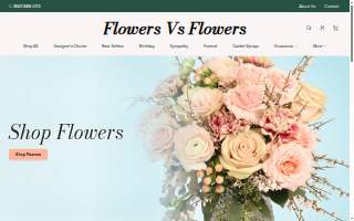 Flowers Vs Flowers website