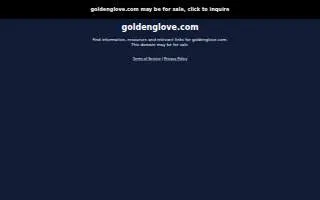 Golden Glove Movers of Paterson website