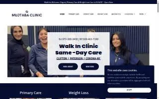 Mujtaba Clinic: Urgent care center website