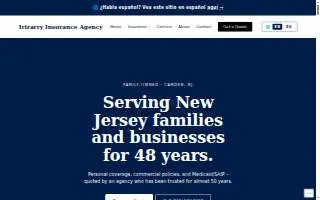 Irizarry Insurance Agency of Pennsauken website