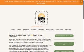 SHINE Power Yoga Maple Shade