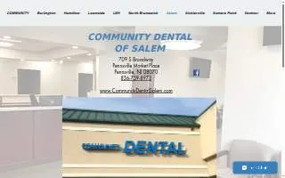 Community Dental of Salem website