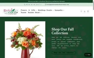 Garden of Eden Flower Shop website