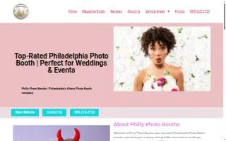 Philly Photo Booth (PPB) Rentals of Pennsville website