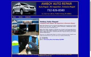 Amboy's Auto Repair website