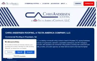 Chris Andersen Roofing website