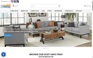 Elwir's Furniture website