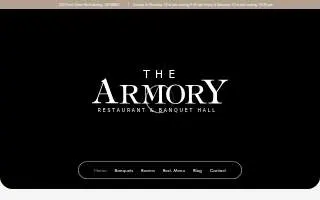 The Armory NJ website