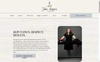 Tina James Law of Perth Amboy website