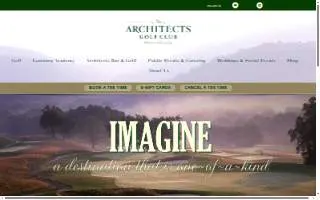 Architects Golf Club website