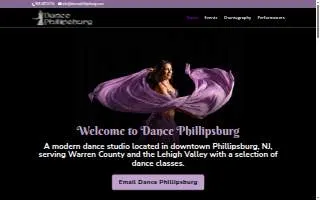 Dance Phillipsburg website