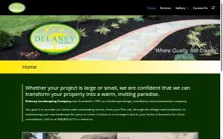 Delaney Landscaping website