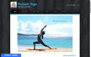 Fasinate Yoga website