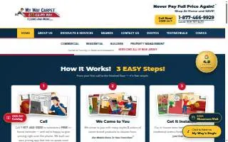 My Way Carpet Floors & More of Piscataway website