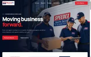 Speedex Courier LLC website