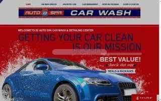 22 Auto Spa of North Plainfield website