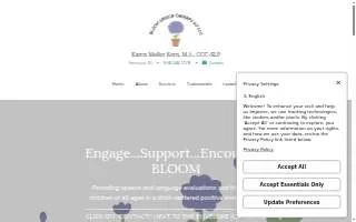 Bloom Speech Therapy NJ LLC of Plainfield website