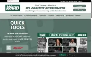 Ward Transport & Logistics Corp. of Colonial Heights website