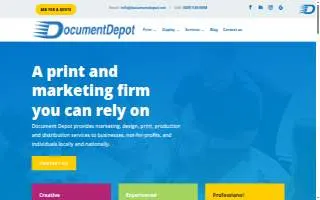 Document Depot website