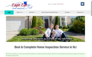 Eagle Eye Home Inspectors website