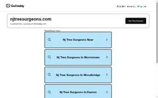 NJ Tree Surgeons of Plainsboro website