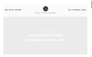 Opal Home Staging of Plainsboro website
