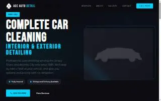 Ace Auto Detail NJ LLC of Pleasantville website