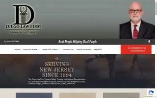 Diego Law Firm, LLC. (Abogado / Attorney) website
