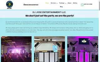 DJ Jose Entertainment website