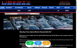 Liberty Motors Pleasantville website