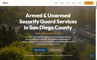 Armor Tech Security of Point Pleasant website