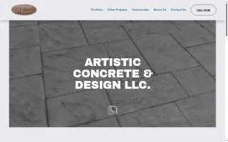 Artistic Concrete and Design LLC website