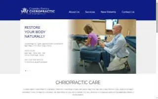 Coombs Chiropractic website