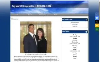 Crystal Chiropractic of Point Pleasant website