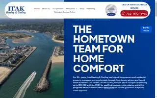 ITAK HVAC Point Pleasant website