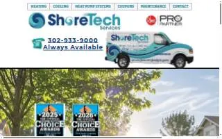 ShoreTech Computer Services website