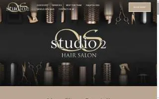 Studio 2 Hair Salon website