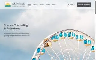 Sunrise Counseling & Associates website
