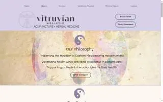 Vitruvian Holistic website