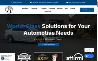 Bock Automotive website