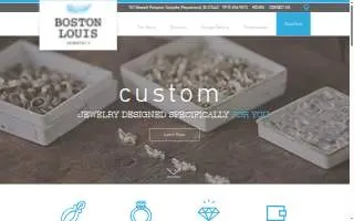 Boston Louis Jewelers website