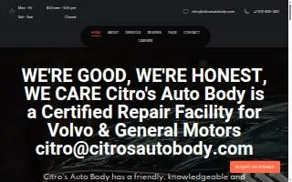Citro's Auto Body website