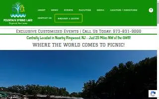 Fountain Spring Lake of Pompton Lakes website