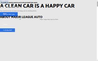 Major League Auto Spa