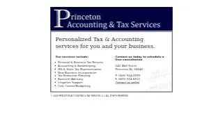 Princeton Accounting & Tax Services website
