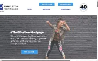 Princeton Mortgage website