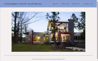 Richardson Smith Architects website