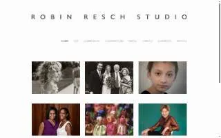 Robin Resch Studio website